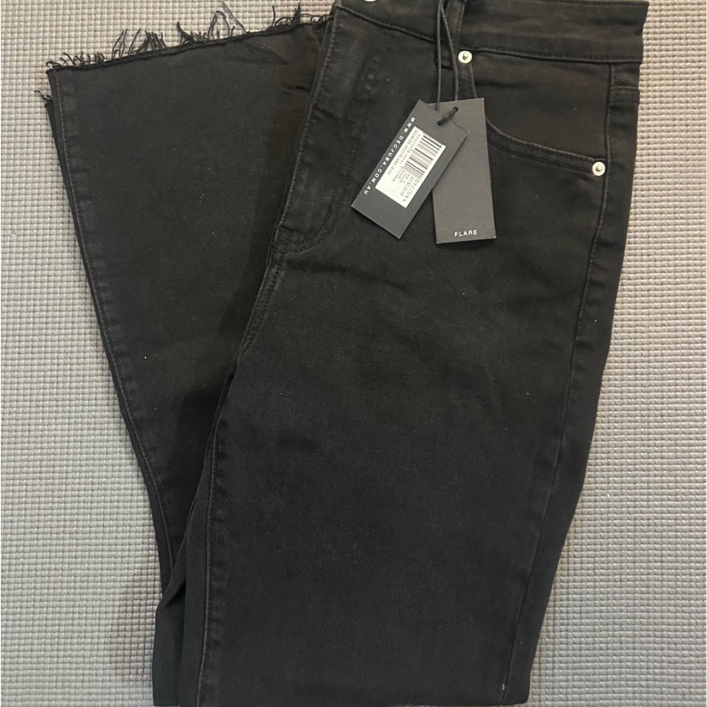 DECJUBA Black Flare Women's Jeans